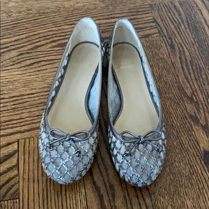 Stuart Weitzman Bow Accents Ballet Flats - Sz 6